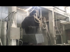 الهيدروليكية ذراع واحدة متعددة شفرة قطاع الكتل الماكينة أربعة عمود هيكل