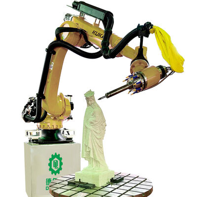 Automatic Stone Sculpture Carving Machine 7 Axis Robot Stone Milling Machine