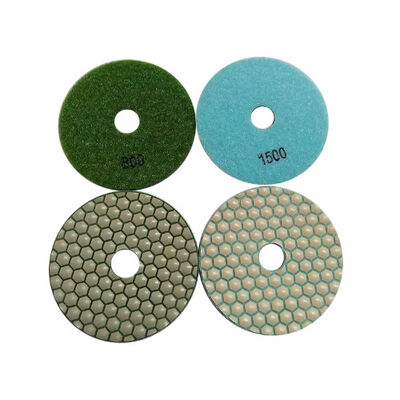 Diamond Resin Dry Polishing Pad For Air Grinder Stone Polisher