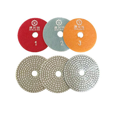 Diamond Resin 3 Step Polishing Pad for Marble Granite Quartz Porcelain Tile