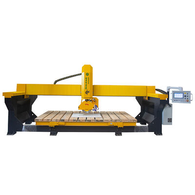 Extra Spindle PLC 4 Axis Stone Bridge Cutting Machine for Countertop Fabrication