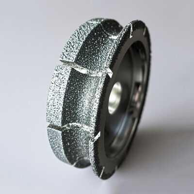 عجلات التشكيل الماسية المصفوفة بالكهرباء عجلة طحن الرخام لتشكيل حافة الحجر